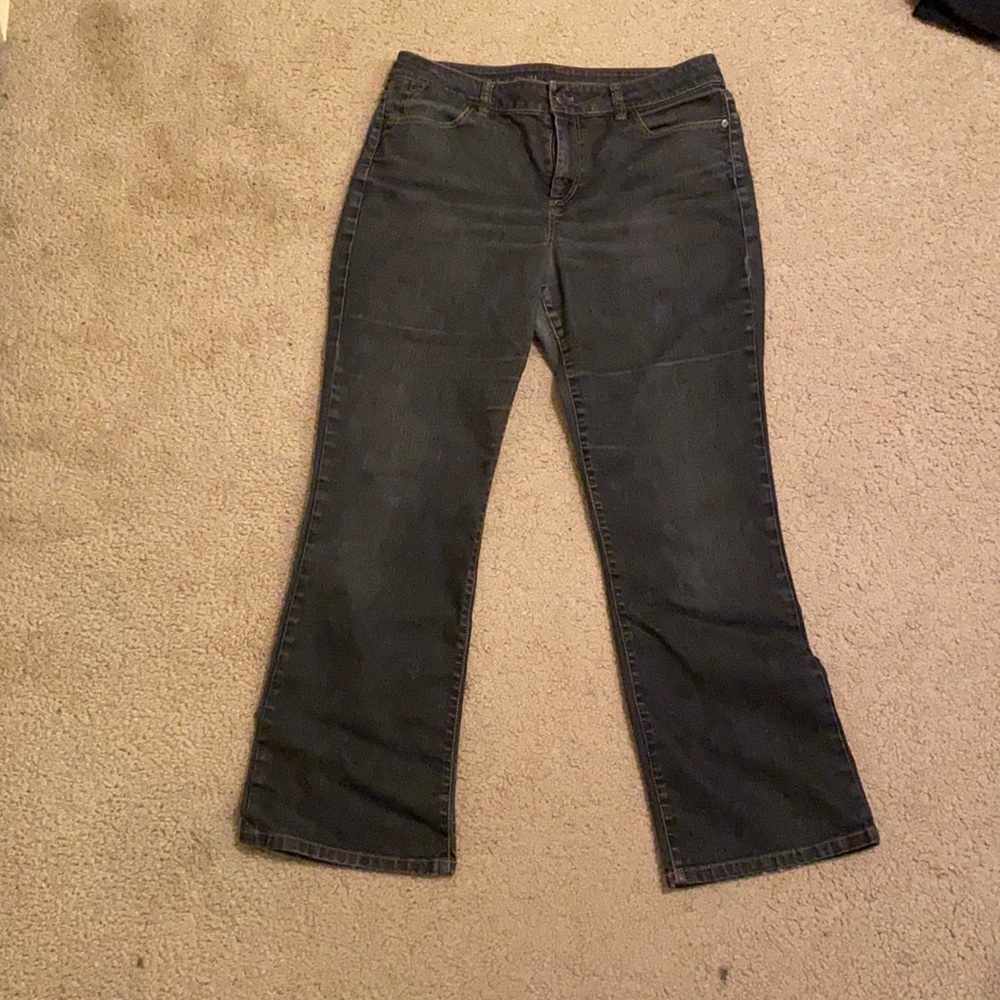 Boot cut black jeans